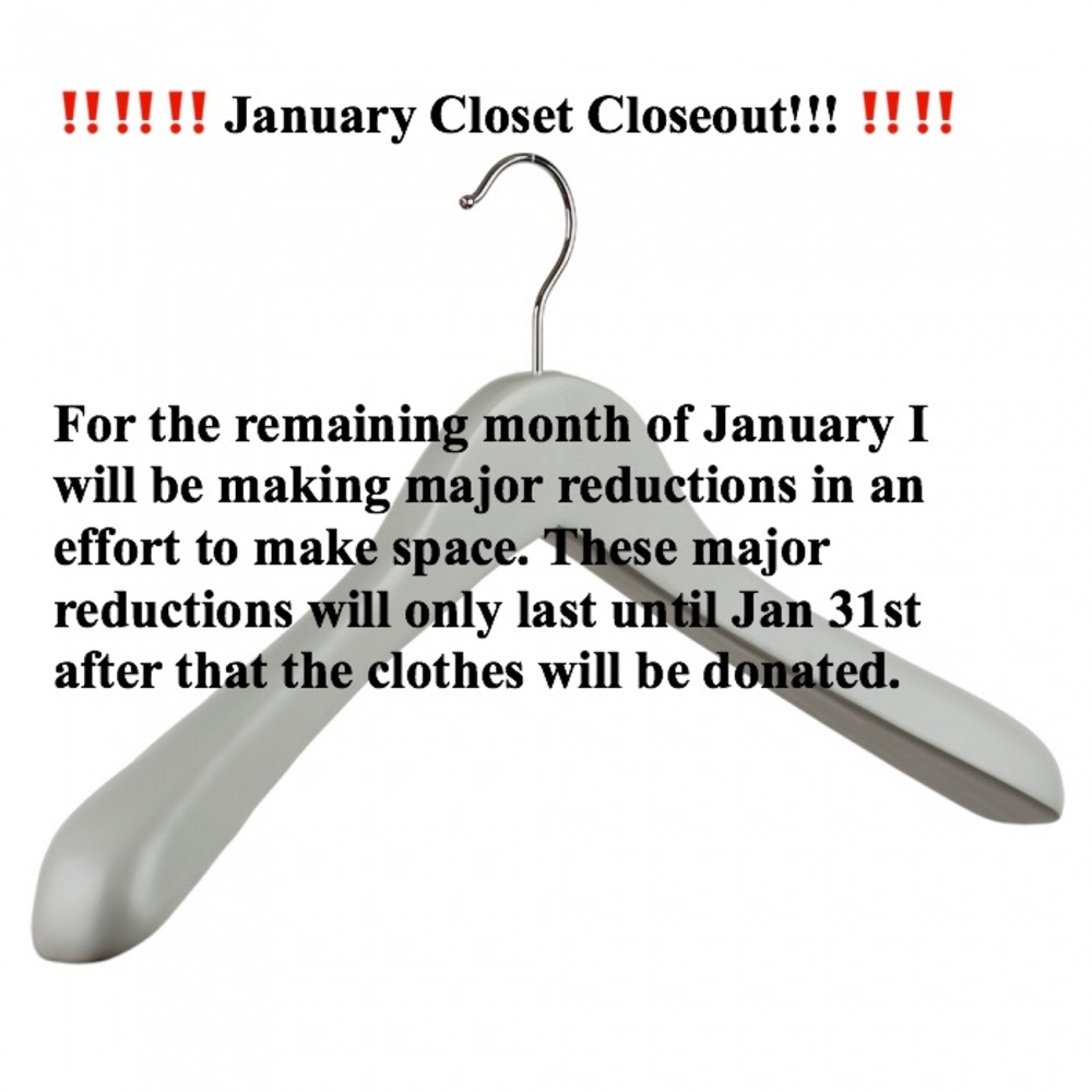 💢JANUARY CLOSET CLOSEOUT 💢